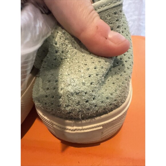Vans Rhea Square Perf Suede Gossamer Green Casual Sneakers Women's 9.5 - Picture 11 of 15